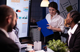 Business People in a Meeting
