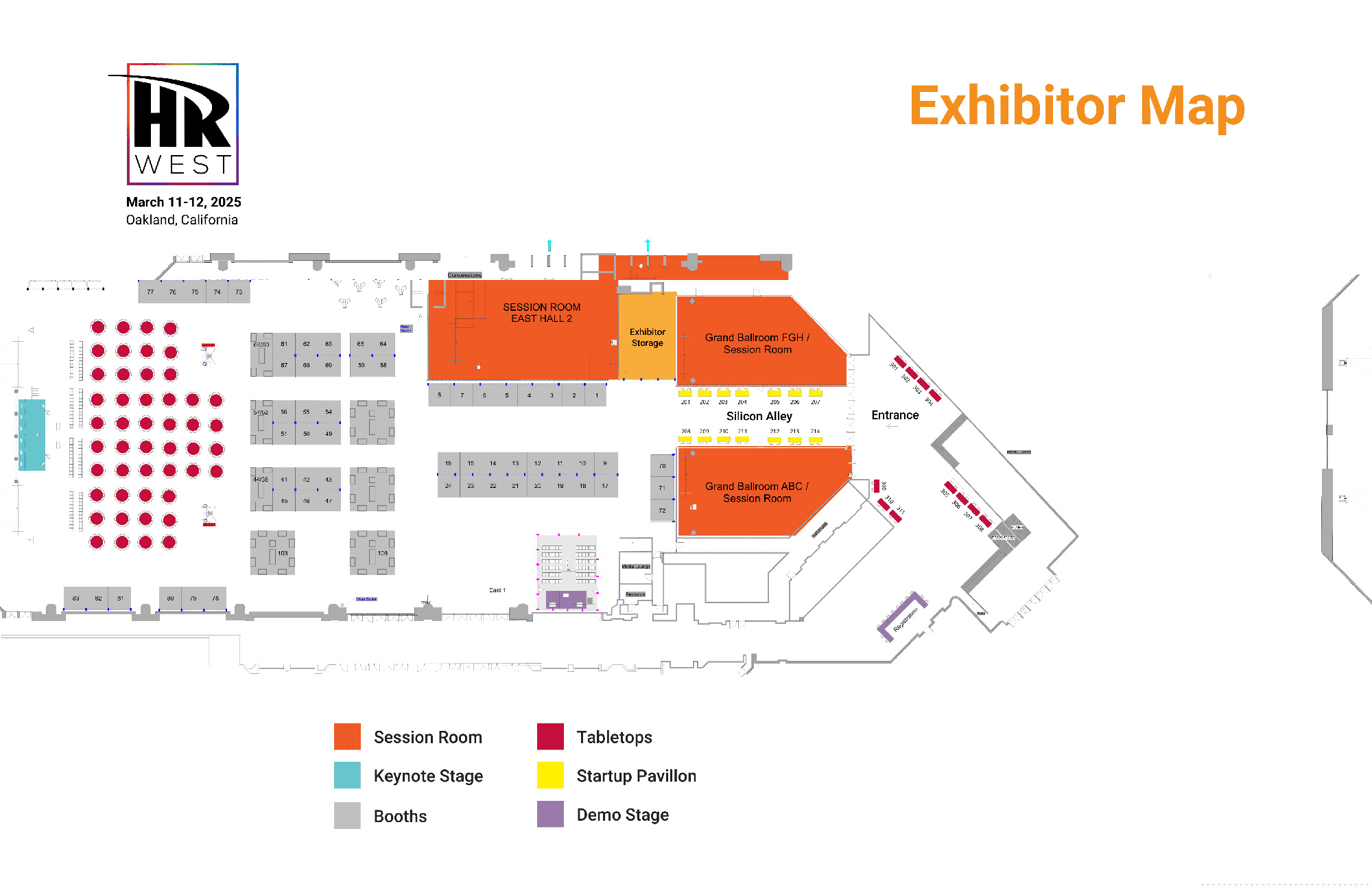 HRWest 2024 Floor Plan