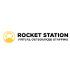 HRWest HR Conference Sponsor Rocket Station Logo