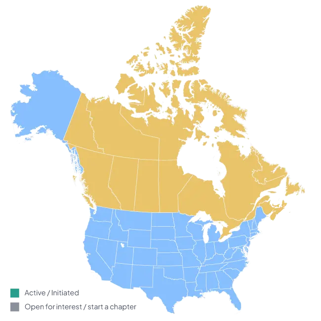 Map of North America